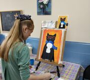 Акрил "Кот пивун"